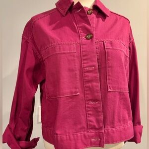 Old Navy Denim Jacket Pink Women’s Medium